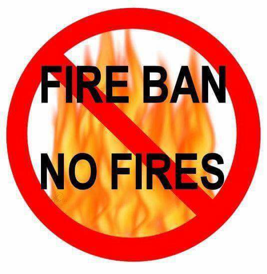 IMPORTANT INFORMATION: (Fire Ban)